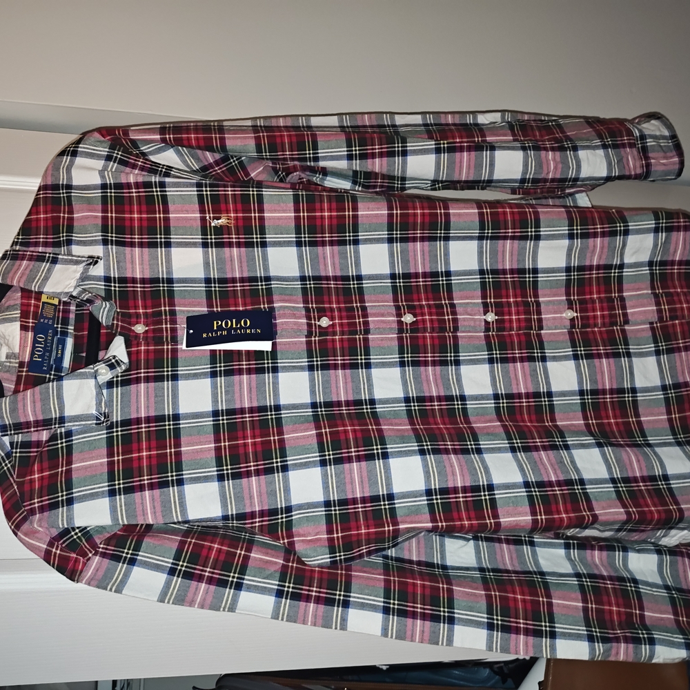 Polo Ralph Lauren Plaid Shirt - Red, Blue, White